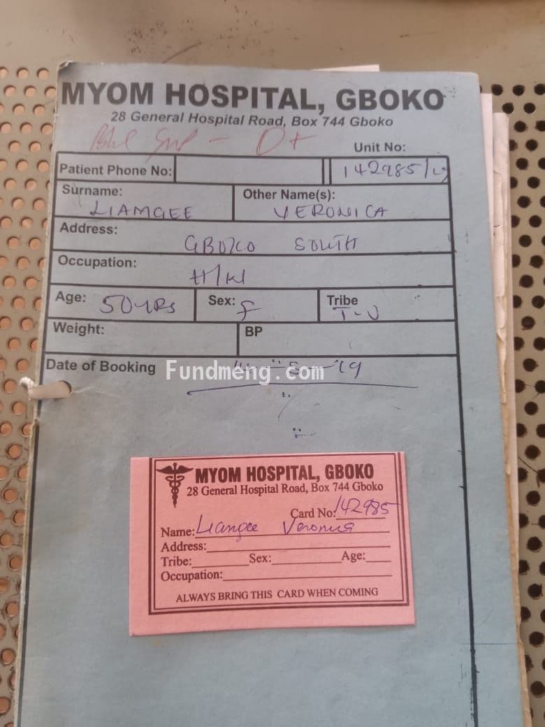 Help Veronica Liamgee fight chronic ULCER to the curb